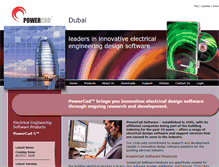 Tablet Screenshot of powercad.ae